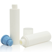 Flacon pompe sans air en plastique blanc 50 ml, flacon cosmétique pour sérum, flacon hydratant sous vide avec bouchon à vis pour lotion, emballage cosmétique