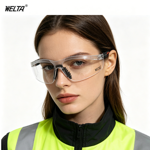 WELTA UV400 Eyewear Work Glasses Anti Fog CE EN16321 Comfortable PC <b>Lens</b> Safety Impact Resistant Construction Safety Glasses - Product Image 1