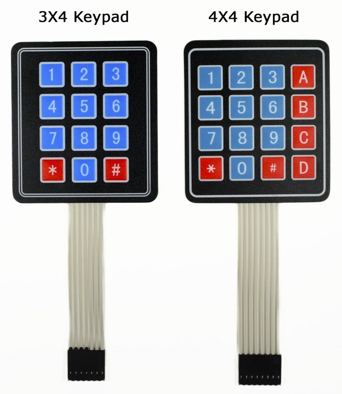 Control Keypad Circuit Print Overlay Keyboard