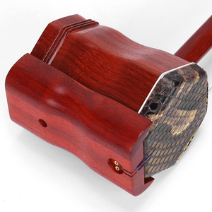 Erhu de Madera de Sándalo Rojo, Instrumento Profesional Acústico con Cuerdas y Accesorios para Adultos Principiantes, Uso Educativo - Product Image 4