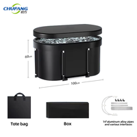 Chufang Fabricant Grande Taille PVC Pliable Glace Baignoire Salle De Bains Baignoire Autoportante Plongeant Froid Baignoire Adulte