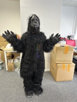 Costume de mascotte gonflable drôle sur mesure, costume de gorille, déguisement pour le carnaval, cosplay King Kong, personnalisé, unisexe