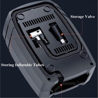 Compresseur d'air numérique portable 12V DC pour pneus de voiture 150 PSI avec arrêt automatique pour voiture et SUV