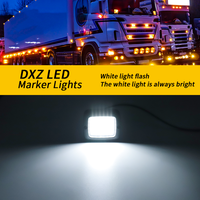DXZ MD-30 30 LED Blanc Feu de position latéral et de dégagement, Feu de signalisation d'avertissement de rechange, Référence OE DXZMD30 12V-24V 2.8W Garantie 1 an