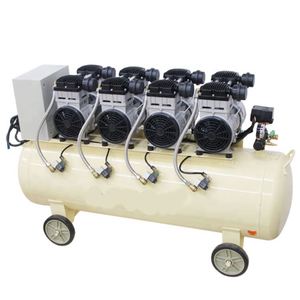 Compresseur d'air industriel 2200 W, 120 L, gonfleur de pneus, pour usage dentaire, construction, industriel, domestique, pistolet de pulvérisation, silencieux - Product Image 3