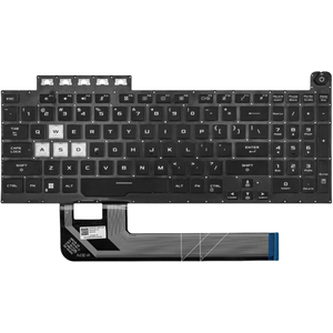 คีย์บอร์ดสำหรับแล็ปท็อปสำรองสีดำเราใหม่สำหรับ <span class=keywords><strong>ASUS</strong></span> <span class=keywords><strong>TUF</strong></span> FX506HC เกม FX506HCB <span class=keywords><strong>FX506HE</strong></span> FX506HEB อะไหล่โน๊ตบุ๊ค - Product Image 1