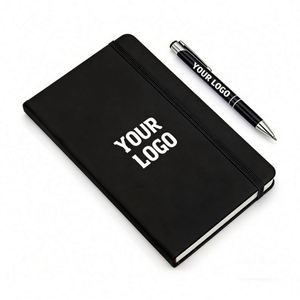 2026 Wholesale Promo Business Gift Printing Logo Pu Leather Hardcover A5 <b>Diary</b> Journal Agendas Paper <b>Notebook</b> - Product Image 1
