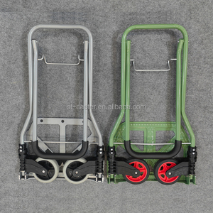 Carretilla de Mano Plegable de Acero de 60 kg con Dos Ruedas, Diseño de Doble Rombo, Personalizable OEM, Plataforma Económica para Herramientas - Product Image 6