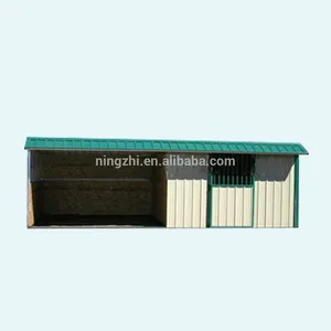 Düz çatı depolama barakası/hayvan barınağı