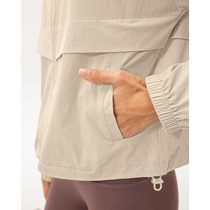Chaqueta Deportiva Ligera para Mujer FOXA, con Cierre Completo, Protección Solar, Cortavientos, Secado Rápido, Corte Clásico, para Correr y Gimnasio - Product Image 6