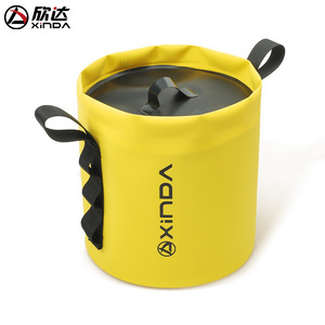 Bolsa de Cuerda Plegable Xinda 20-35L, Cesta de Almacenamiento de Nailon para Escalada en Árboles, Jardinería y Recolección de Hierbas al Aire Libre - Product Image 3