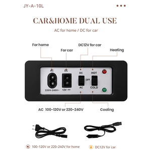 10L Mini frigo camera da letto con fresco anteriore lavagna magnetica <span class=keywords><strong>portatile</strong></span> piccolo <span class=keywords><strong>frigorifero</strong></span> per i viaggi - Product Image 4