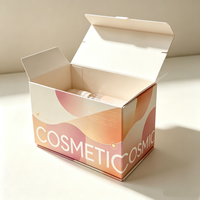 Boîte d'expédition écologique recyclable sur mesure, carton imprimé à fermeture éclair facile à décoller, emballage en carton pour envoi postal, boîte à déchirer