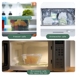 Contenedor de Alimentos Hermético de Silicona Platino Personalizable, Apilable de Tres Niveles, Plegable, Tipo Bento, con Tapa - Product Image 6