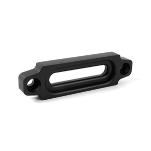 Guía de cuerda de aleación de aluminio para cabrestante, 148 mm, atrapasuecas de nailon negro para uso en vehículos todoterreno - Product Image 2