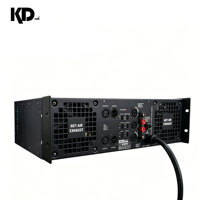Amplificateur audio métallique 3U haute puissance Classe TD 1800Wx2 8ohm avec filtre VHF pour montage en rack, idéal pour les spectacles en extérieur, les roadshows et les festivals (système Line Array)