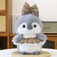 Boneka Penguin Lucu 8-inci Super Lembut, Mainan Plush Penghilang Stres Grosir, Mainan Plush Mesin Cakar Berkualitas Tinggi