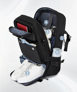 Du lịch Ba lô cho phụ nữ công suất lớn Trọng lượng nhẹ đa chức năng hành lý Crossbody Túi lý tưởng cho nam giới sinh viên sử dụng - Product Image 6