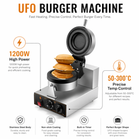 Machine à hamburgers au prix de gros d'usine, mini-plaque de cuisson antiadhésive, appareil à hamburgers et gaufres