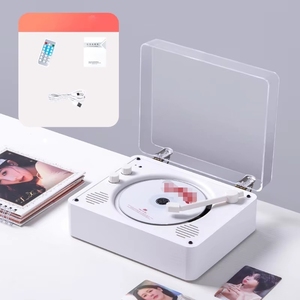 Reproductor de CD con audio inalámbrico BT, ranura para tarjeta USB TF, altavoz de música recargable para el hogar, oficina, estudio, dispositivo de audio para aprendizaje del inglés - Product Image 3