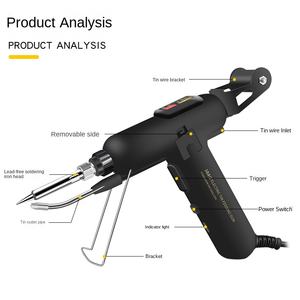 Pistola <span class=keywords><strong>de</strong></span> soldadura <span class=keywords><strong>de</strong></span> hierro industrial <span class=keywords><strong>de</strong></span> Mano Eléctrica <span class=keywords><strong>de</strong></span> 80W, alimentación automática <span class=keywords><strong>de</strong></span> <span class=keywords><strong>estaño</strong></span>, máquina <span class=keywords><strong>de</strong></span> soldadura eléctrica conveniente - Product Image 3