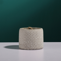 Design moderne maison décoration de mariage couleur bougeoirs bon marché pots concrets de bougie