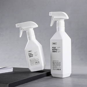 Bouteille pulvérisateur en plastique HDPE de 300 ml et 500 ml, pulvérisateur à fine brume avec gâchette pour le nettoyage de la <span class=keywords><strong>maison</strong></span>, le salon de coiffure, pulvérisateur de plantes anti-fuite - Product Image 2