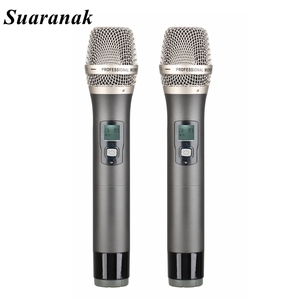 SISTEMA DE MICRÓFONO INALÁMBRICO dinámico de mano, UHF, <span class=keywords><strong>profesional</strong></span>, <span class=keywords><strong>pantalla</strong></span> táctil, PARA <span class=keywords><strong>Karaoke</strong></span>, cantar, hablar, Conferencia de boda, BD-UV-K3 - Product Image 3