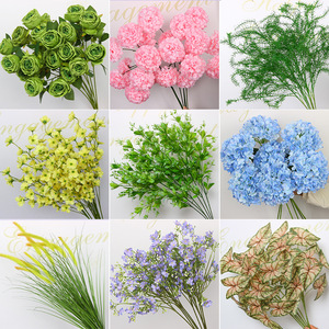 Décoration de plantes vertes artificielles de style Monet, réalistes <span class=keywords><strong>et</strong></span> de haute qualité, pour mariage, fleurs artificielles pour la maison - Product Image 2