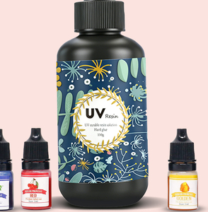 Kit de résine UV DIY pour bijoux faits main, résine époxy transparente et dure à durcissement rapide, moules en silicone pour pendentifs, boucles d'oreilles, porte-clés - Product Image 4