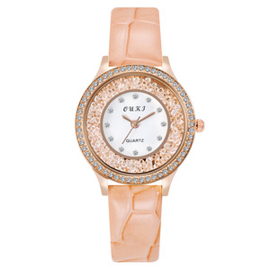 Orologi all'ingrosso di lusso da donna alla moda con diamanti al quarzo in pelle oro rosa orologio da donna orologio da donna Relojes <span class=keywords><strong>Mara</strong></span> Mujer - Product Image 6