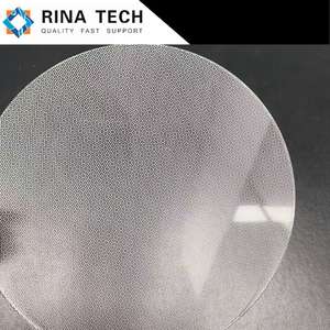 Carving lines <b>Ring</b> Shaped Light Guide <b>Plate</b> / Circular <b>Ring</b> LGP 8 cm diameter for Nightstand Touch Lamp Rina Tech - Product Image 5