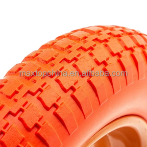 Pneus et roues de brouette en mousse PU solide anti-crevaison 3.25/3.00-8 3.00-4 3.50-8 4.00-8 pour chariot, tondeuse à <span class=keywords><strong>gazon</strong></span>, chariot à main - Product Image 2