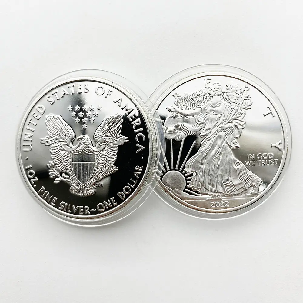 1900 2006 ~ 2022 18 Năm Khác Nhau Tùy Chỉnh Bán Buôn Usa Silver Eagle Liberty Gold Coin