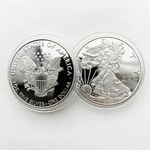1900 2006 ~ 2022 18 diferentes anos personalizado por atacado moeda ouro águia prata dos eua liberty