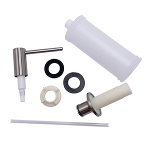 Manual <b>Soap</b> Dispenser Copper Pump Head 240g Easy Installation For Kitchen Sink Hotel Use - Product Image 2