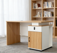 Bureau informatique moderne en bois de 1,2 mètre pour hôpitaux et immeubles de bureaux - un nouveau type de poste de travail de mobilier de bureau