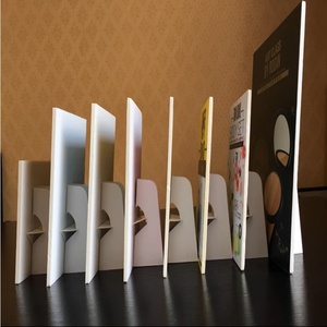 Tùy chỉnh A4 Kích thước PVC Hội Đồng Quản trị bọt Tabletop áp phích hiển thị đứng với Giấy Giá vẽ trở lại cho Logo doanh nghiệp triển lãm thương mại Quầy - Product Image 4