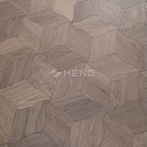 <span class=keywords><strong>พื้น</strong></span>ปาร์เก้ลายใบไม้ขนาดใหญ่สไตล์ยุโรป 600*600 มม. สำหรับตกแต่งภายในห้องนั่งเล่น ทำจากไม้เอ็นจิเนียร์ - Product Image 4