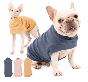 Pet Dog Sweater Warme Hunde vlies jacke Weiche Katzen pullover Welpen kleidung Kleine Hunde Kleidung Winter Doggie Sweatshirt Guangzhou