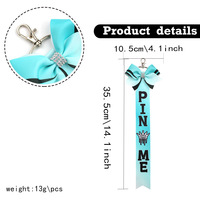 Accessoires de cheerleading : Ruban de cheerleading, Nœud MeCheer, Nœuds de cheerleader avec strass, Porte-clés pour sac à dos, Breloque de sac, Décoration, Porte-clés