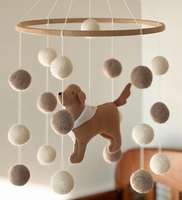 Chien pépinière mobile golden retriever chien bébé mobile Labrador sexe neutre mobile Puppy lit mobile