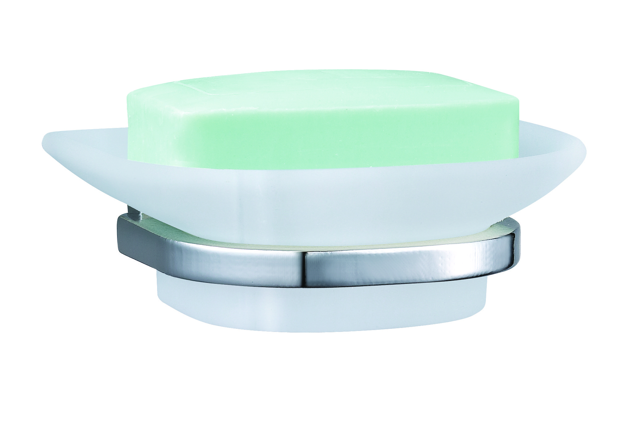 soap holder with glass