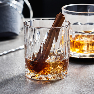 Fornitore cinese goffrato a strisce 10 Oz Margarita whisky personalizzato tazza di vetro per il caffè - Product Image 5