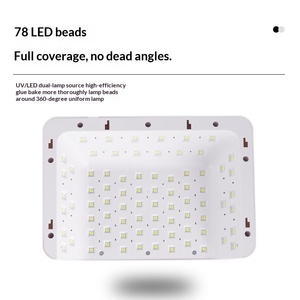 Lámpara <span class=keywords><strong>UV</strong></span> LED de Alta Potencia 96W para Uñas, Máquina de Fototerapia Portátil para Uso en Casa y Salón - Product Image 3