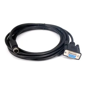 DB9 to VISCA8 pin Com9 serial 232 data cable D70P video conference camera control cable