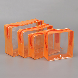New <span class=keywords><strong>Home</strong></span> Daily Cosmetic Bag Pvc Transparente Zipper Gift Plastic Waterproof Travel Storage Bag - Product Image 3