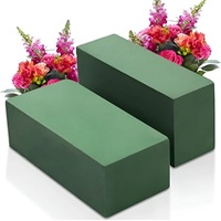 Mousse florale humide de haute qualité, Oasis verte absorbant l'eau, pour la décoration de mariage
