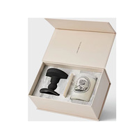 Boîte d'emballage cadeau créative personnalisée universelle pour parfum d'aromathérapie, vide, avec fermeture magnétique, en forme de livre, estampillée, sac fourre-tout