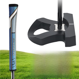 Putter da Golf Kasmax, Impugnatura Intercambiabile Brevettata, Adatto per Mano Destra <span class=keywords><strong>e</strong></span> <span class=keywords><strong>Sinistra</strong></span>, Asta Elettroplaccata Nera - Product Image 3